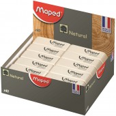 Ластик Maped "Dessin", каучуковый, белый, 57х18х10мм, ст.1 Ластик Maped "Dessin", каучуковый, белый, 57х18х10мм, ст.1