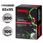 Заготовки для ламинирования Pro Mega Office 65х95, 100шт/уп Заготовки для ламинирования Pro Mega Office 65х95, 100шт/уп