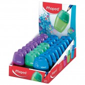 Точилка с контейнером, 1 отверстие, Maped Shaker, 534753, цвет в ассортименте, ст.1 Точилка с контейнером, 1 отверстие, Maped Shaker, 534753, цвет в ассортименте, ст.1