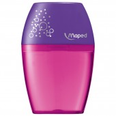 Точилка с контейнером, 1 отверстие, Maped Shaker, 534753, цвет в ассортименте, ст.1 Точилка с контейнером, 1 отверстие, Maped Shaker, 534753, цвет в ассортименте, ст.1