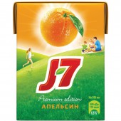 Сок "J7 Апельсин", 0,2л, 27 шт/уп