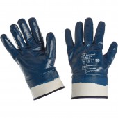 Перчатки с полным нитрил.покр., манжета крага Перчатки с полным нитрил.покр., манжета крага