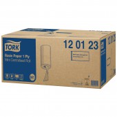 Полотенца бумажные для держателей "Тоrk", 1-слойные, белые, 120123, 120м, 11шт./уп, ст.1