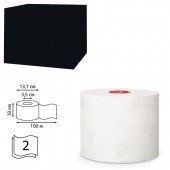 Бумага туалетная для держателей "Tork Compact" 100м, 2-слойная, белая 27 рул./уп, ст.1
