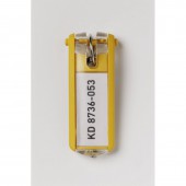 Брелоки для ключей, Durable, набор из 6 брелоков желтый, арт.1957-04