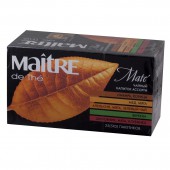 Чай травяной Maitre de The Матэ Ассорти, 5 вкусов, 25пак/уп  ст.1