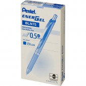 Ручка гелевая Pentel EnerGel Rec, автомат, с резин. манжеткой, 0,3 мм