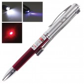 Указка лазерная RP-36, светодиод+ красный лазер+ручка +КПК+детектор купюр,