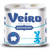 Бумага туалетная "Veiro Classic" 2-слойная, белая, 4 шт/уп, ст.1 Бумага туалетная "Veiro Classic" 2-слойная, белая, 4 шт/уп, ст.1