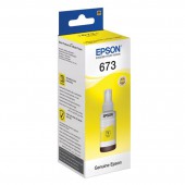 Картридж струйный Epson C13T67344A желтый для L800