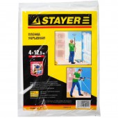 Пленка защитная Stayer рулон 7мкм, 4х12,5м (1225-07-12)