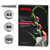 Заготовки для ламинирования Pro Mega Office 303х426 (А3), 100шт/уп Заготовки для ламинирования Pro Mega Office 303х426 (А3), 100шт/уп