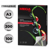 Заготовки для ламинирования Pro Mega Office 303х426 (А3), 100шт/уп Заготовки для ламинирования Pro Mega Office 303х426 (А3), 100шт/уп