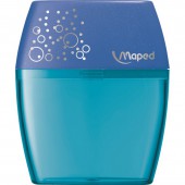 Точилка с контейнером, 2 отверстия, Maped Shaker, цвет в ассортименте Точилка с контейнером, 2 отверстия, Maped Shaker, цвет в ассортименте