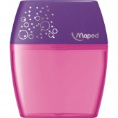 Точилка с контейнером, 2 отверстия, Maped Shaker, цвет в ассортименте Точилка с контейнером, 2 отверстия, Maped Shaker, цвет в ассортименте