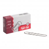 Скрепки 75 мм, Globus, оцинкованные, гофрированные, 40шт/уп., картонная упаковка, ст. 12 Скрепки 75 мм, Globus, оцинкованные, гофрированные, 40шт/уп., картонная упаковка, ст. 12