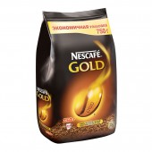 Кофе растворимый Nescafe Gold, сублимированный, 750г, пакет