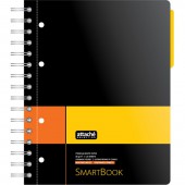Бизнес-тетрадь А5, 120л, клетка, спираль, Attache Selection, Smartbook, микроперф., раздел., карман, Бизнес-тетрадь А5, 120л, клетка, спираль, Attache Selection, Smartbook, микроперф., раздел., карман,