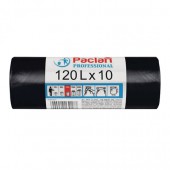 Пакеты для мусора Paclan Professional 120л 10шт 14мкм нд черный  ст.1 Пакеты для мусора Paclan Professional 120л 10шт 14мкм нд черный  ст.1