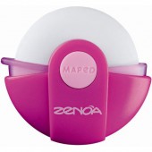 Ластик Maped "Zenoa", виниловый, круглый, с повор.пласт.футляром, 011320, цвета в ассортименте, ст.1 Ластик Maped "Zenoa", виниловый, круглый, с повор.пласт.футляром, 011320, цвета в ассортименте, ст.1