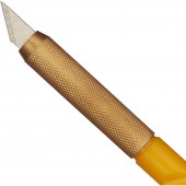Нож канцелярский  с перовым лезвием, блистер  ст.1