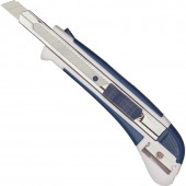 Нож канцелярский  9мм, с антискользящими вставками и точилкой для карандаша  ст.1