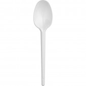 Ложка столовая одноразовая 165мм, белая, ПС, 100шт. уп. Ложка столовая одноразовая 165мм, белая, ПС, 100шт. уп.