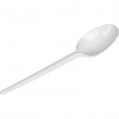 Ложка столовая одноразовая 165мм, белая, ПС, 100шт. уп. Ложка столовая одноразовая 165мм, белая, ПС, 100шт. уп.