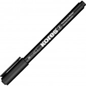 Маркер перманентный Kores, 1мм, черный, ст.1 Маркер перманентный Kores, 1мм, черный, ст.1