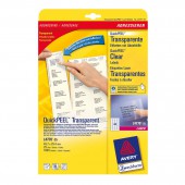 Самокл. этикетки Avery Zweckform, Адресные, прозр., L+K+CL Самокл. этикетки Avery Zweckform, Адресные, прозр., L+K+CL