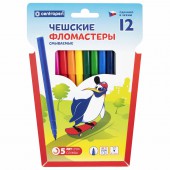 Фломастеры 12цв., "Пингвины", Фломастеры 12цв., "Пингвины",