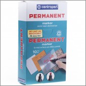 Маркер перманентный Centropen, клиновидный након., 2-5 мм Маркер перманентный Centropen, клиновидный након., 2-5 мм