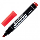 Маркер перманентный Centropen красный, клиновидный наконечник, 1-4,6 мм Маркер перманентный Centropen красный, клиновидный наконечник, 1-4,6 мм
