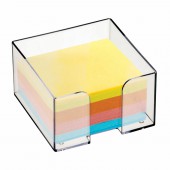 Подставка под блок-кубик 9х9х5 см разм. прозрачная Подставка под блок-кубик 9х9х5 см разм. прозрачная