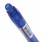 Ручка шариковая автоматич. XR-30, бел. корпус, с голуб. детал., резиновый упор, синяя, 0,7 мм