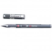 Ручка гелевая Erich Krause Megapolis Gel, стальной корпус, черная, 0,5 мм