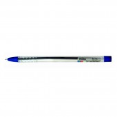 Ручка шариковая Index, Beta, прозрачный корпус, 0,7мм, масляные чернила, синяя, 50 шт. в диспенсере