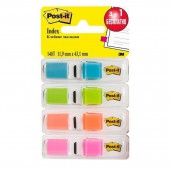 Закладки  -ярлычки 4цв.по 24л, Post-it, 3М, Белая Серия, 12мм, Закладки  -ярлычки 4цв.по 24л, Post-it, 3М, Белая Серия, 12мм,