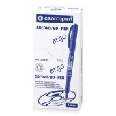 Маркер для CD Centropen cd-pen, перманентный, черный, ст.10 Маркер для CD Centropen cd-pen, перманентный, черный, ст.10