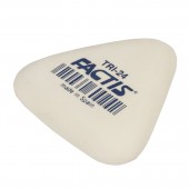 Ластик Factis, мягкий, треугольный из синтетического каучука, 51х46х13мм Ластик Factis, мягкий, треугольный из синтетического каучука, 51х46х13мм