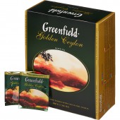 Чай черный Greenfield Golden Ceylon, цейлонс., 100пак/уп, ст.9