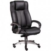 Кресло руководителя bn_Dp eсhair-604 ml кожа черная, пластик