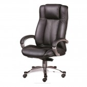 Кресло руководителя bn_Dp eсhair-604 ml кожа черная, пластик