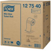 Бумага туалетная для держателей "Tork Universal AutoShift T6", 1-слойная, 135м, 127540, 27рул/уп. Бумага туалетная для держателей "Tork Universal AutoShift T6", 1-слойная, 135м, 127540, 27рул/уп.