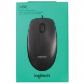 Мышь компьютерная Logitech Mouse M90 Black USB (910-001794)