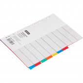 Разделитель А4, картон, 10 листов, 10цв, Attache, Разделитель А4, картон, 10 листов, 10цв, Attache,