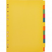 Разделитель А4, картон, 12 листов, 12цв, Attache, ст.10 Разделитель А4, картон, 12 листов, 12цв, Attache, ст.10