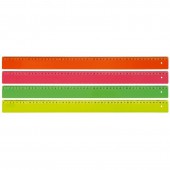 Линейка 50см, пластмассовая, флюоресц., Стамм, цвет ассорти Линейка 50см, пластмассовая, флюоресц., Стамм, цвет ассорти