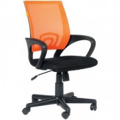 Кресло офисное vt_eсhair-304 tc Net ткань черн/сетка оранж, пластик