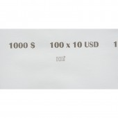 Кольцо бандерольное номинал 10$, 500 шт/уп